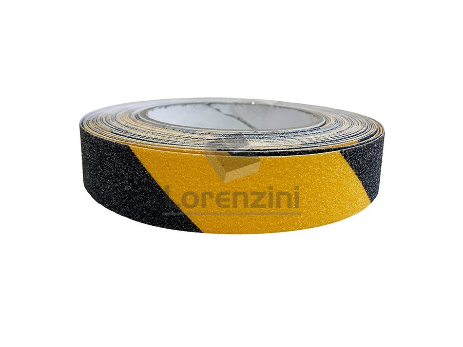 CINTA ANTIDESLIZANTE NEG/AM 25MMX18MT