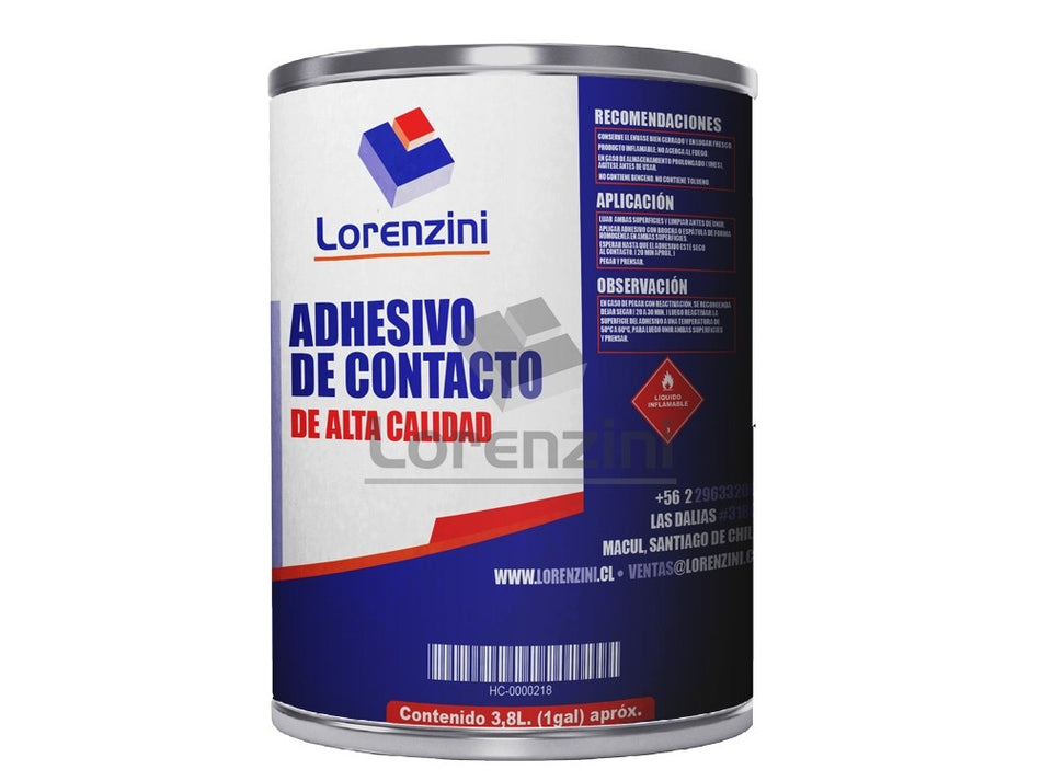 PEGAMENTO CONTACTO LORENZIINI 60 1GAL (3.8 LT)
