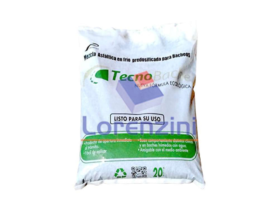 ASFALTO EN FRIO TECNOBACHE BOLSA 20 KG