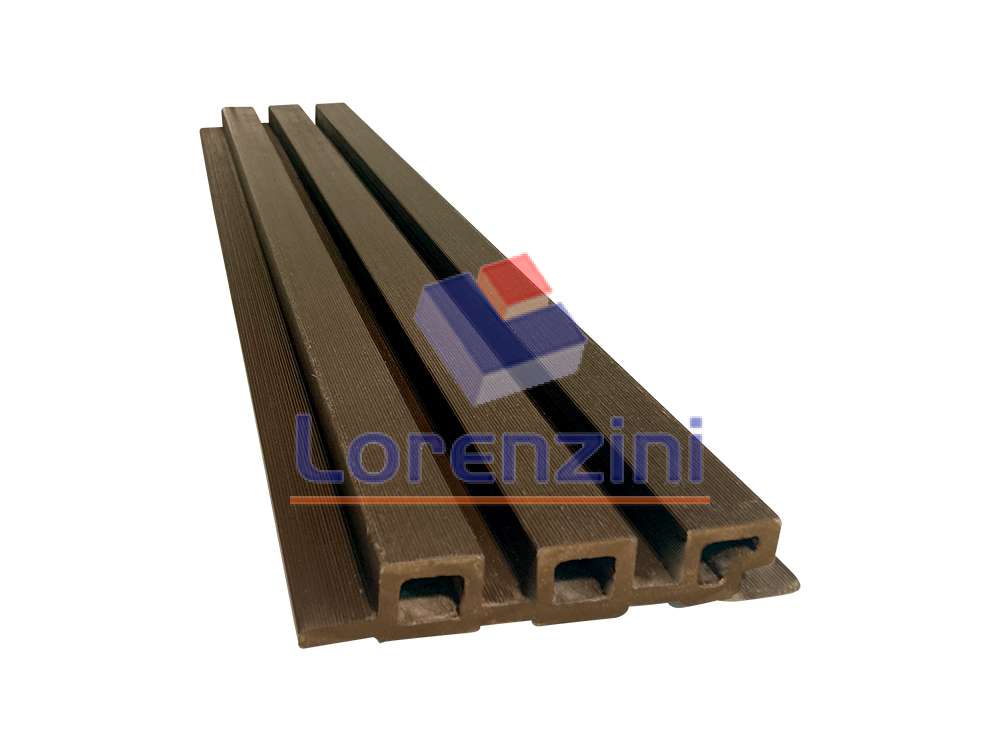 CLADDING WPC SMALL CHOCOLATE 12.8X2.5X290 CM