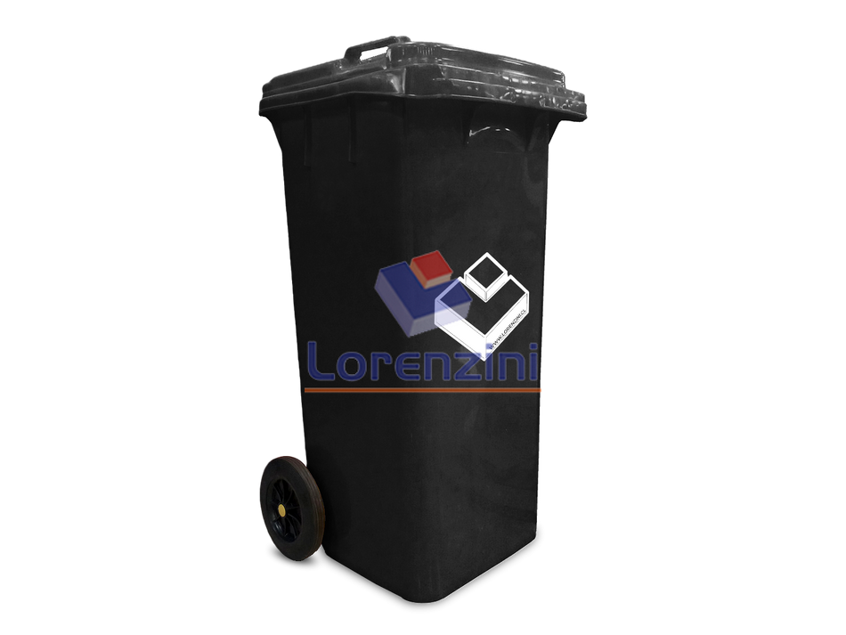 BASURERO 120 LT NEGRO