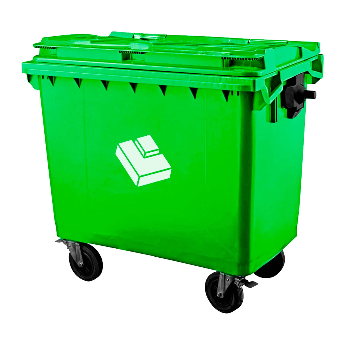 BASURERO 660 LT VERDE