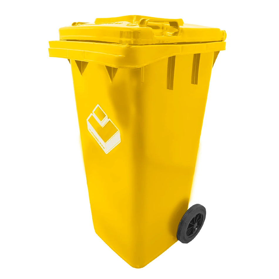 BASURERO 120 LT AMARILLO