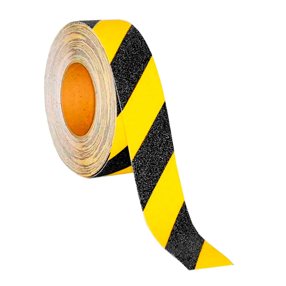 CINTA ANTIDESLIZANTE NEG/AM 25MMX18MT