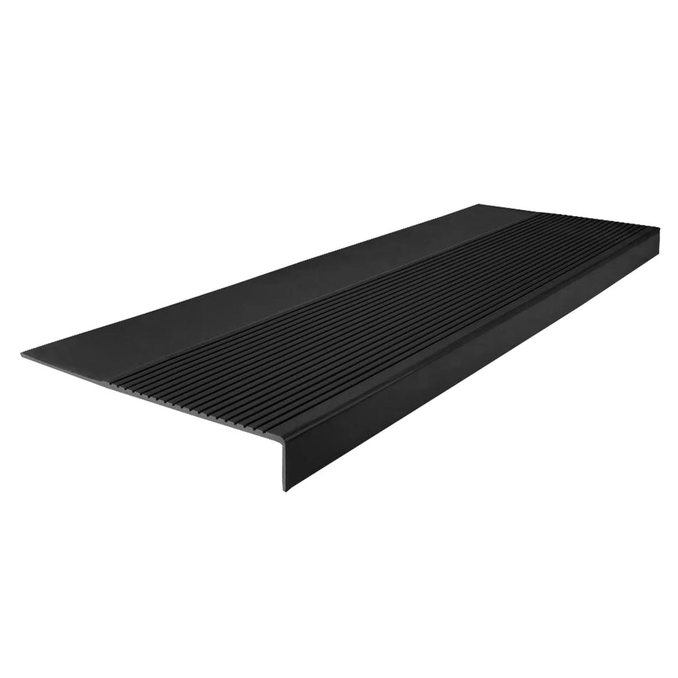 GRADA CAUCHO ESTRIADA NEG 121X32CMX4MM