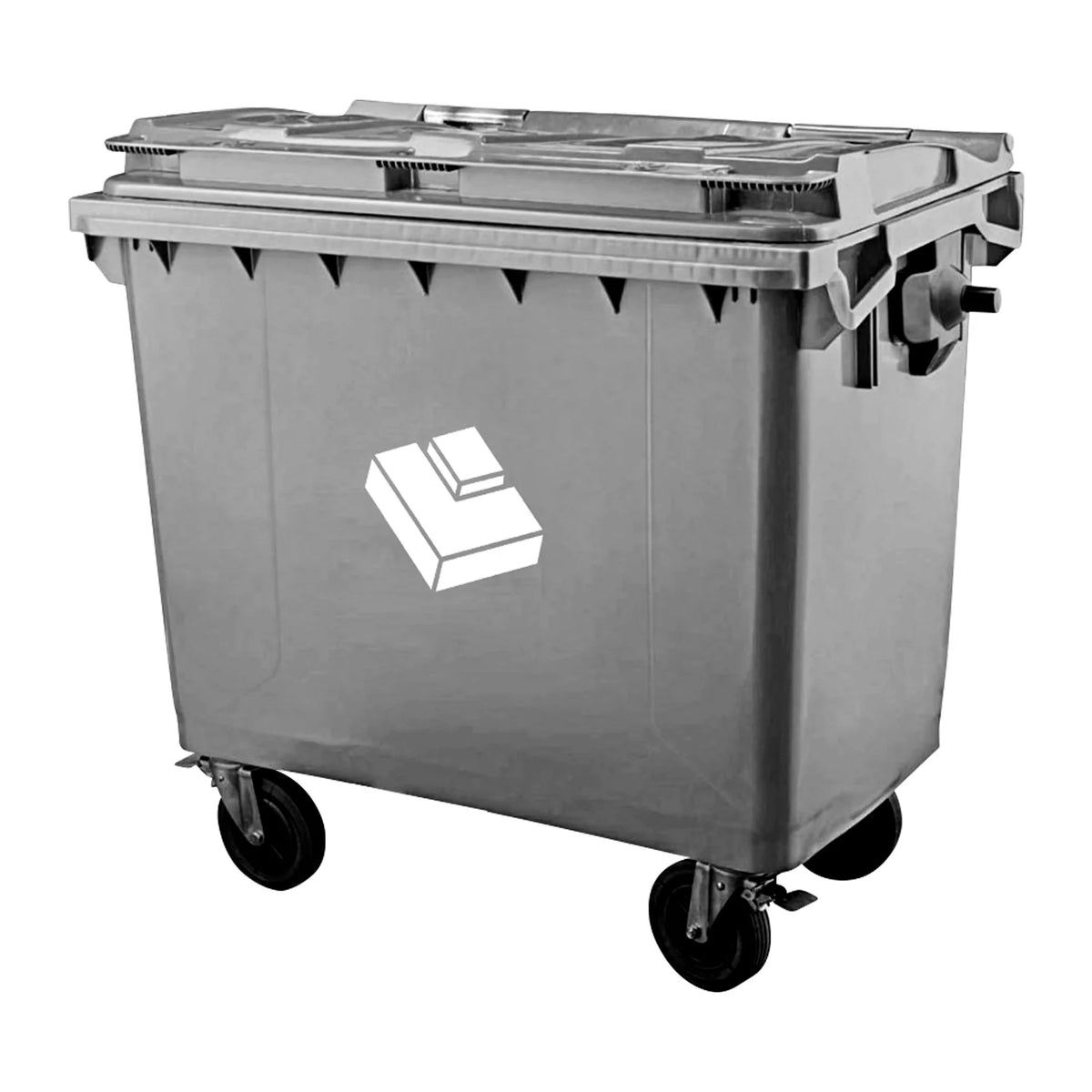 BASURERO 1100 LT GRIS