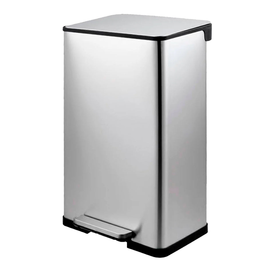 BASURERO ACERO INOX C/PEDAL FRONT 45L