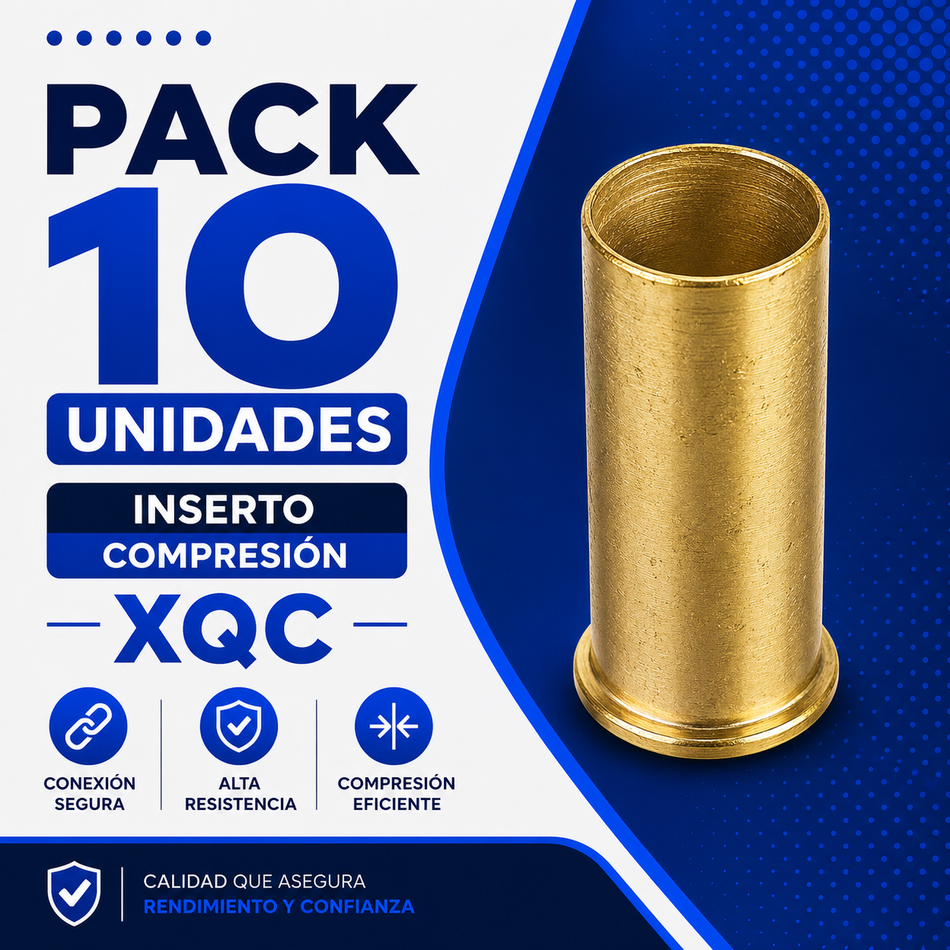 PACK 10 UNIDADES - INSERTO COMPRESION XQC-04