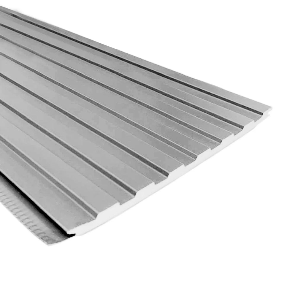 CAJA SIDING MET MOD1 GRIS CLARO 290X38X1.6CM (8 UN/8.9M2)