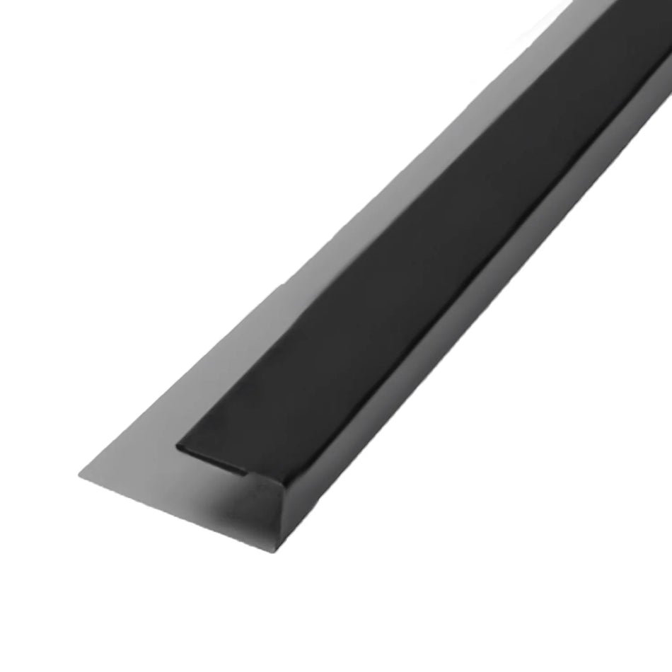 SIDING MET TERM J NEGRO 300CM UN