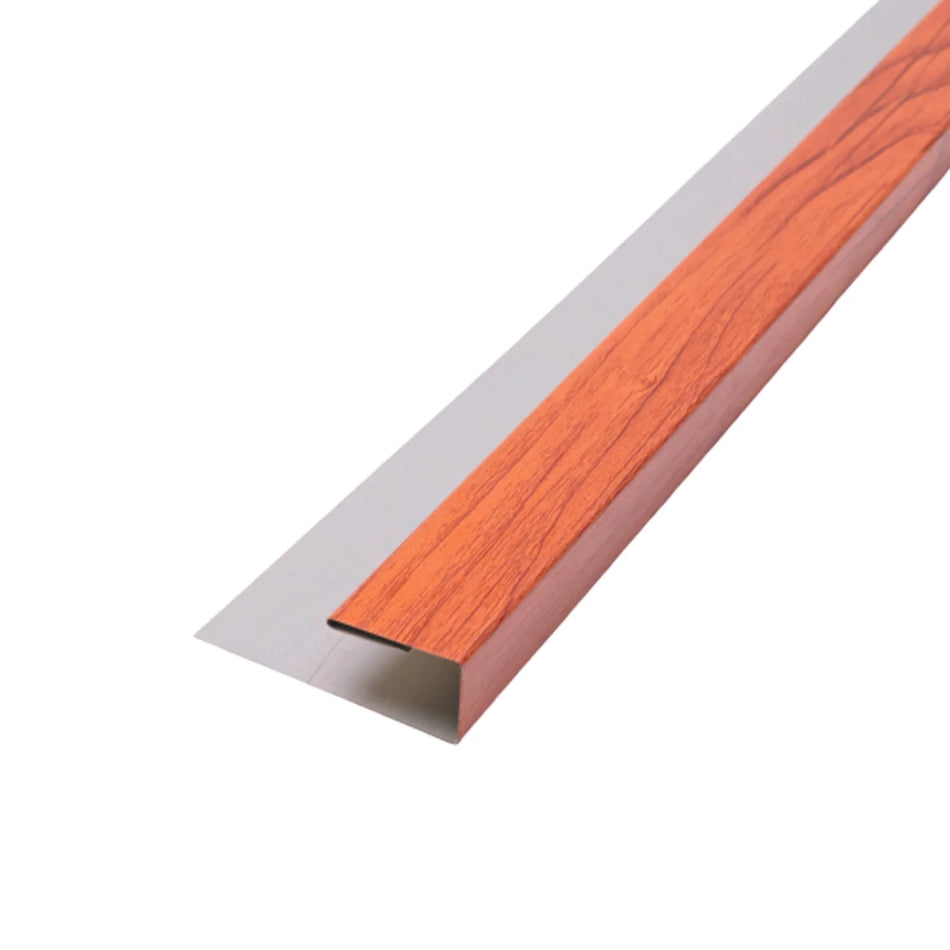 SIDING MET TERM J MADERA 300 CM UN