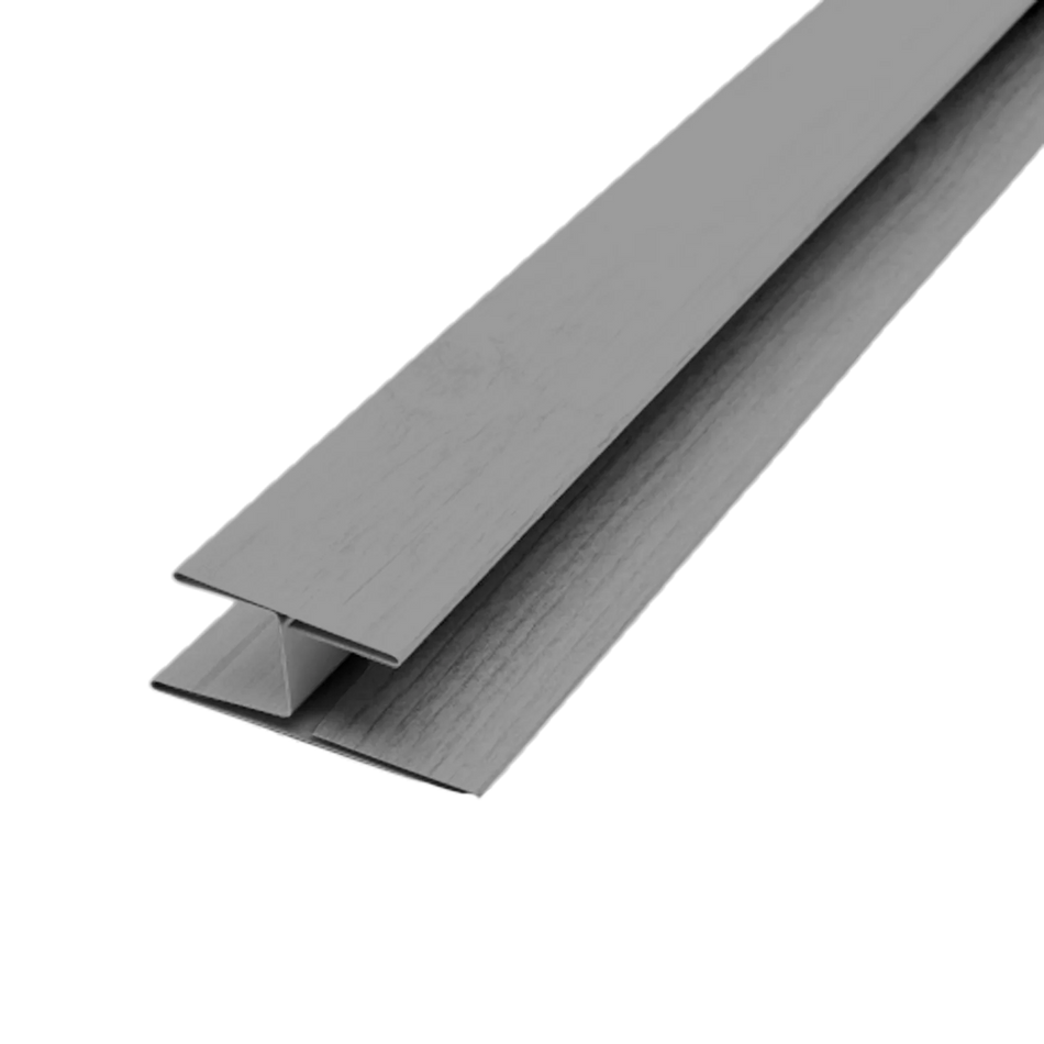 SIDING MET TERM H GRIS CLARO 300 CM UN