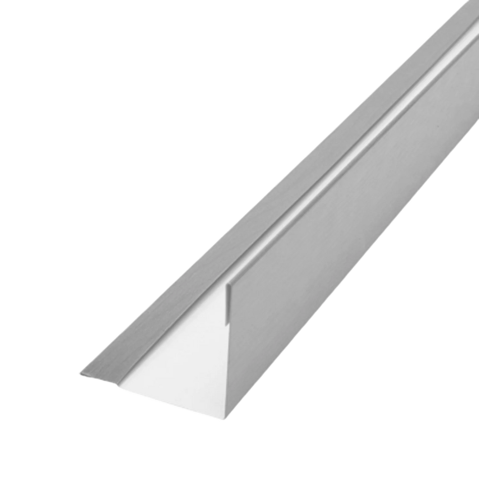 SIDING MET TERM ANG GRIS CLARO 300 CM UN