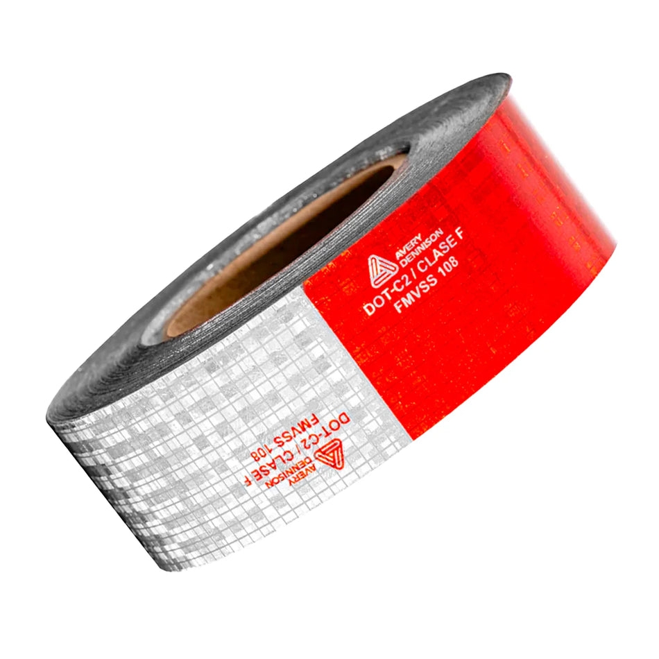 ROLLO CONSPICUITY AVERY ROJO/BLANCO V-5720