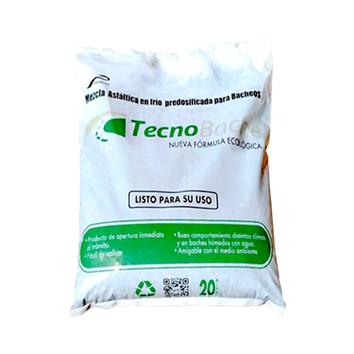 ASFALTO EN FRIO TECNOBACHE BOLSA 20 KG