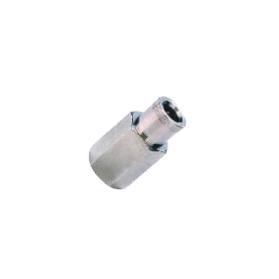 CONECTOR RAPIDO RECTO  14 mm  - ROSCA "HI" DE 3/8" - Metalico