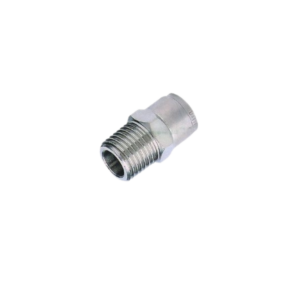 CONECTOR RAPIDO "RECTO"  14 mm - ROSCA "HE" DE 1/2" - Metalico