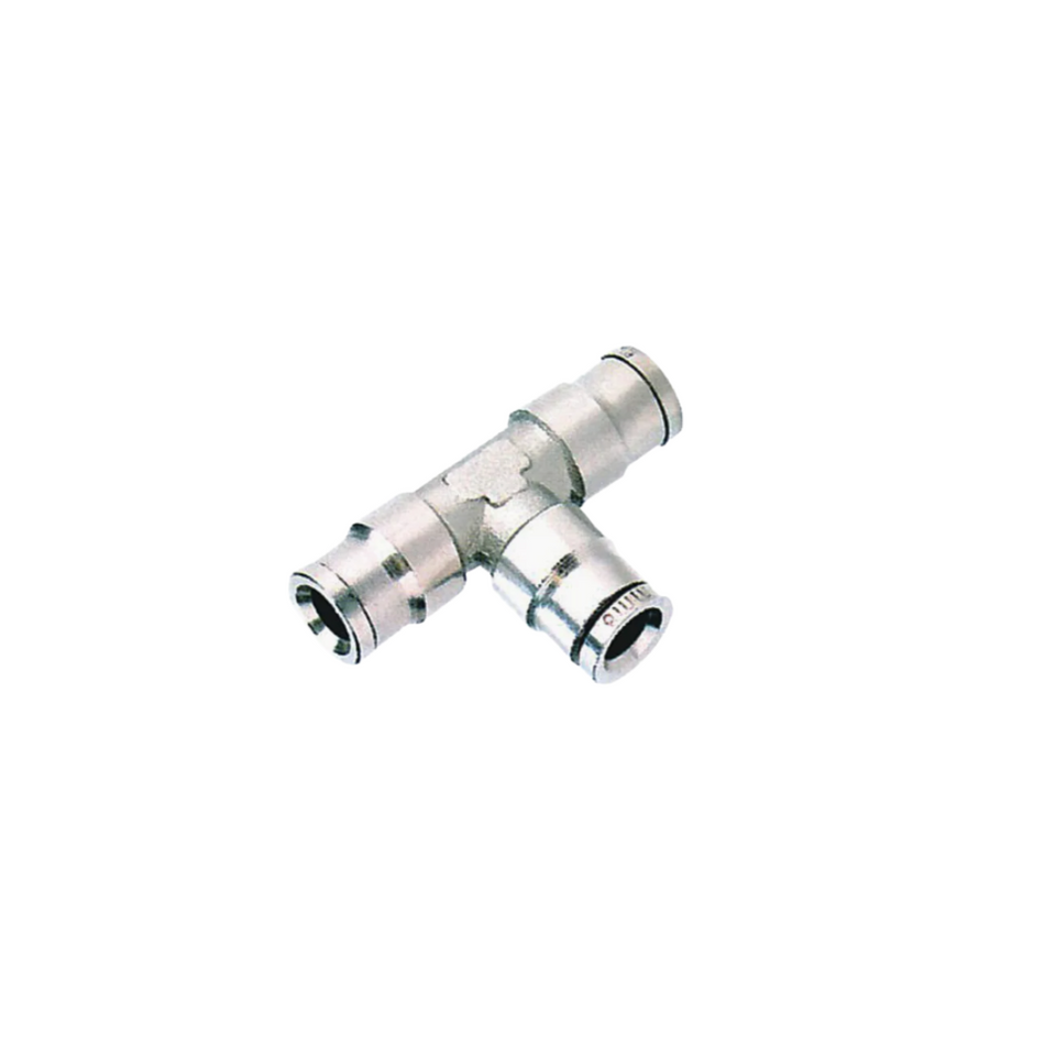 CONECTOR RAPIDO "TEE" 10 mm METALICO