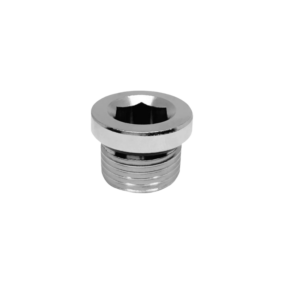 CONECTOR RAPIDO "TAPON" HE ROSCA - 1/2"  METAL