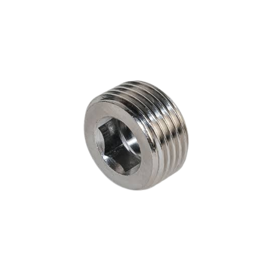 CONECTOR RAPIDO "TAPON RECTO" HE ROSCA - 1/4"  METAL