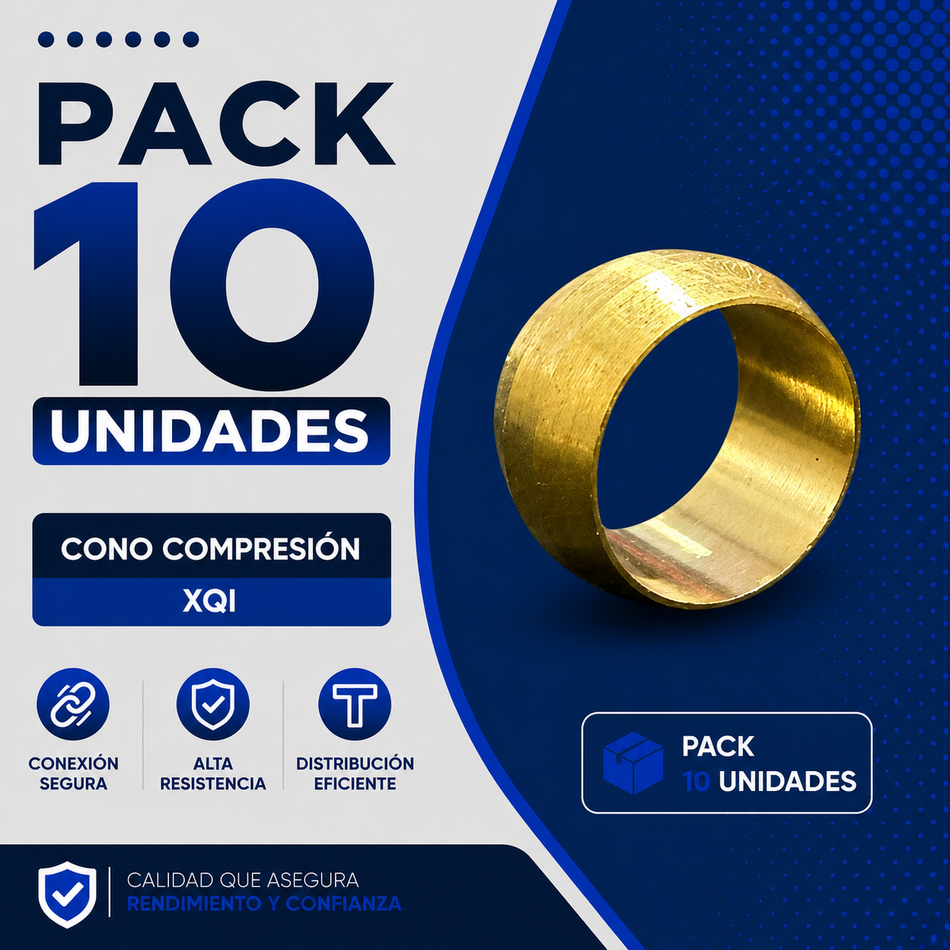 PACK 10 UNIDADES - CONO COMPRESION XQI-10
