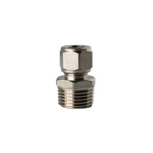 CONECTOR DE COMPRESION "RECTO" HE 10 mm - ROSCA 1/4"