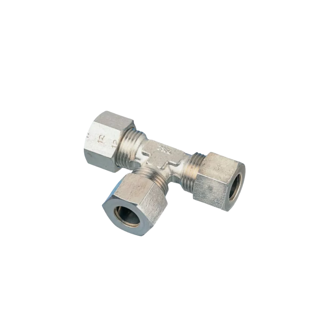 CONECTOR DE PRESION UNION "TEE" 12 mm