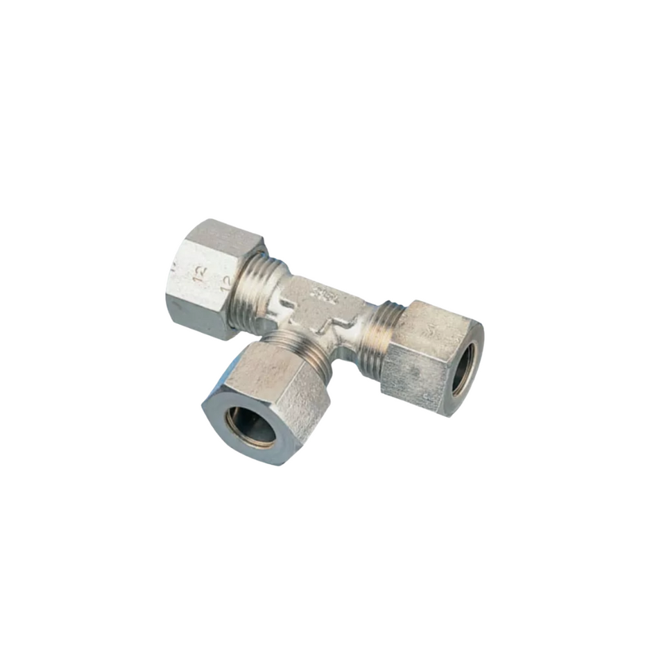 CONECTOR DE PRESION UNION "TEE" 12 mm