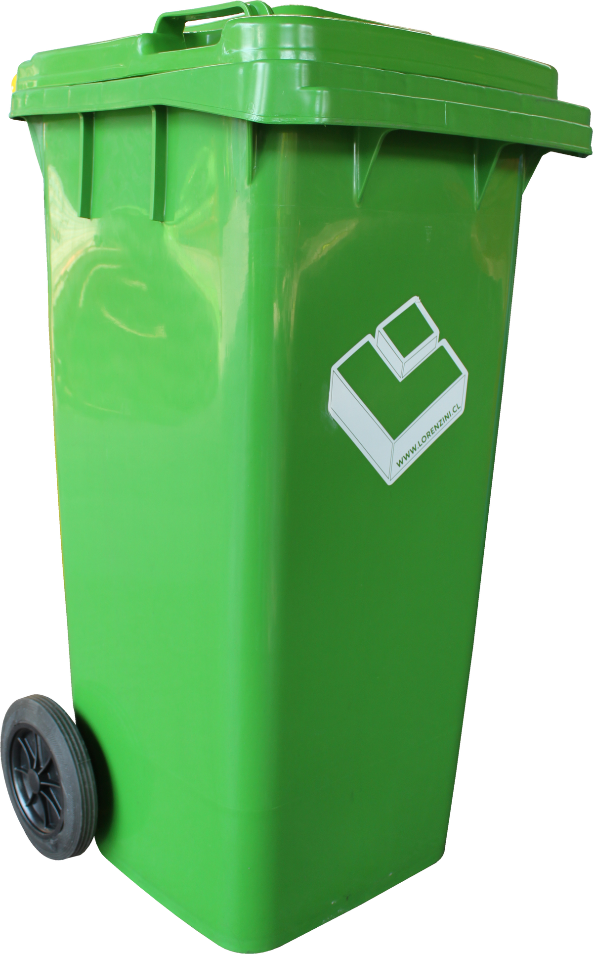 Contenedor de basura 120 Lt Certificado (Basurero) - Negro